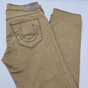 True Religion Men's Gino‎ Super Stitch Relaxed Fit Brown 32